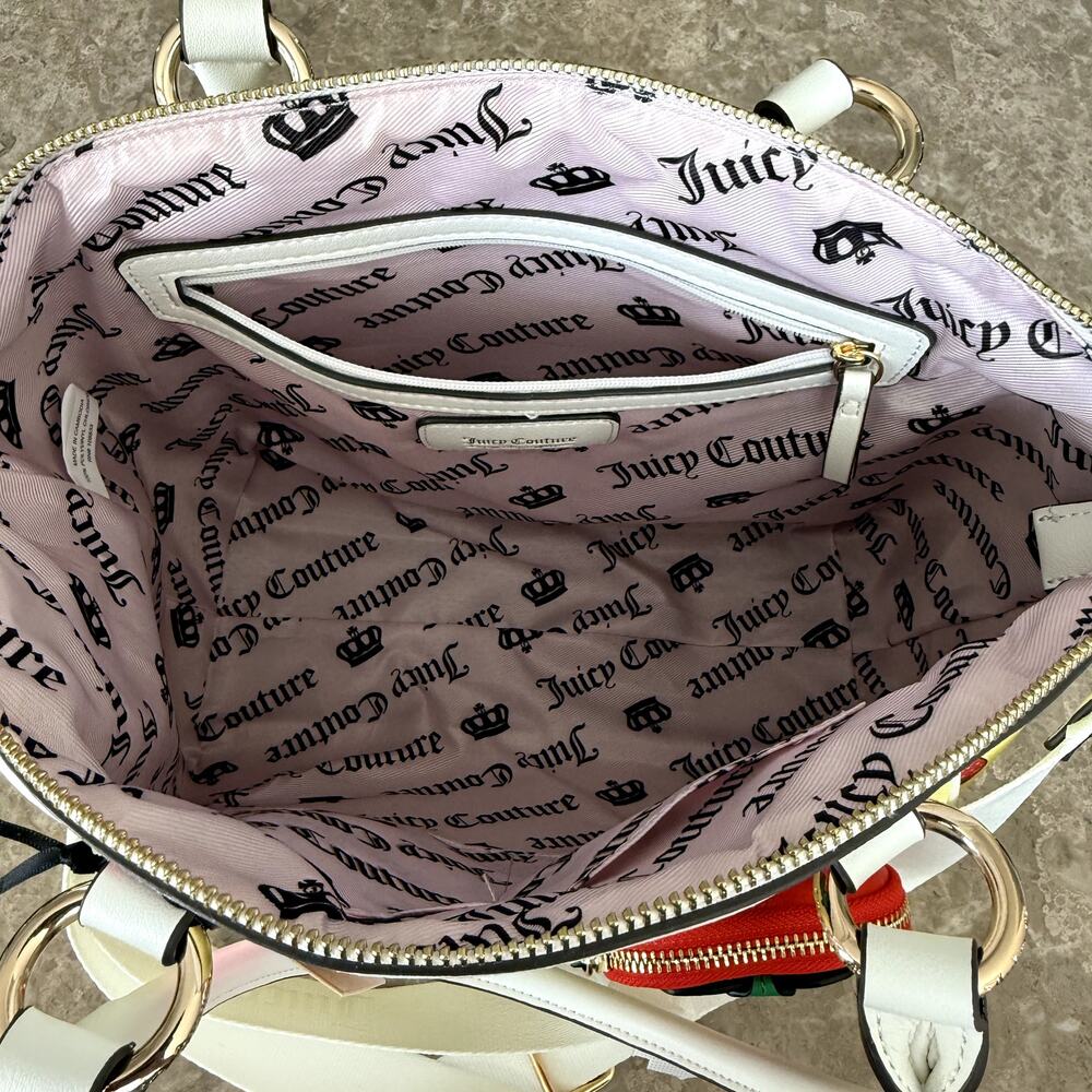 Juicy Couture Sweet N Juicy FR Tote Strawberry Yellow - Picture 9 of 10